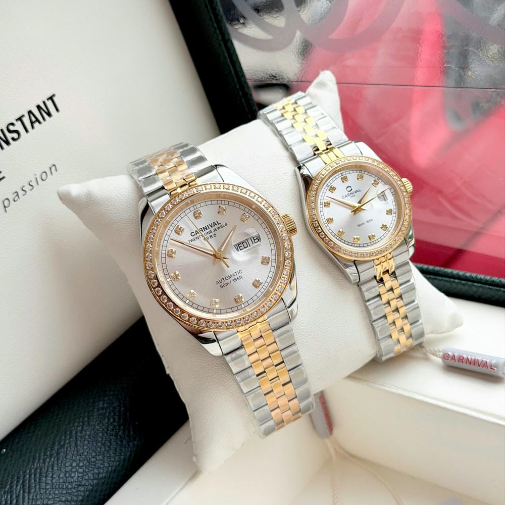 Đồng Hồ Đôi Carnival 8131D2-CV-T