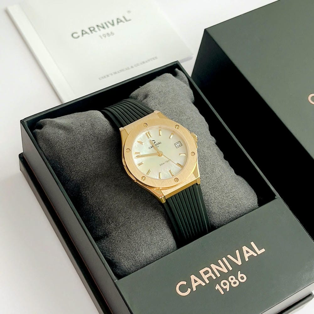 Đồng hồ Nữ Carnival 8168L-VV-DCS-TK ( Xà Cừ Trắng)