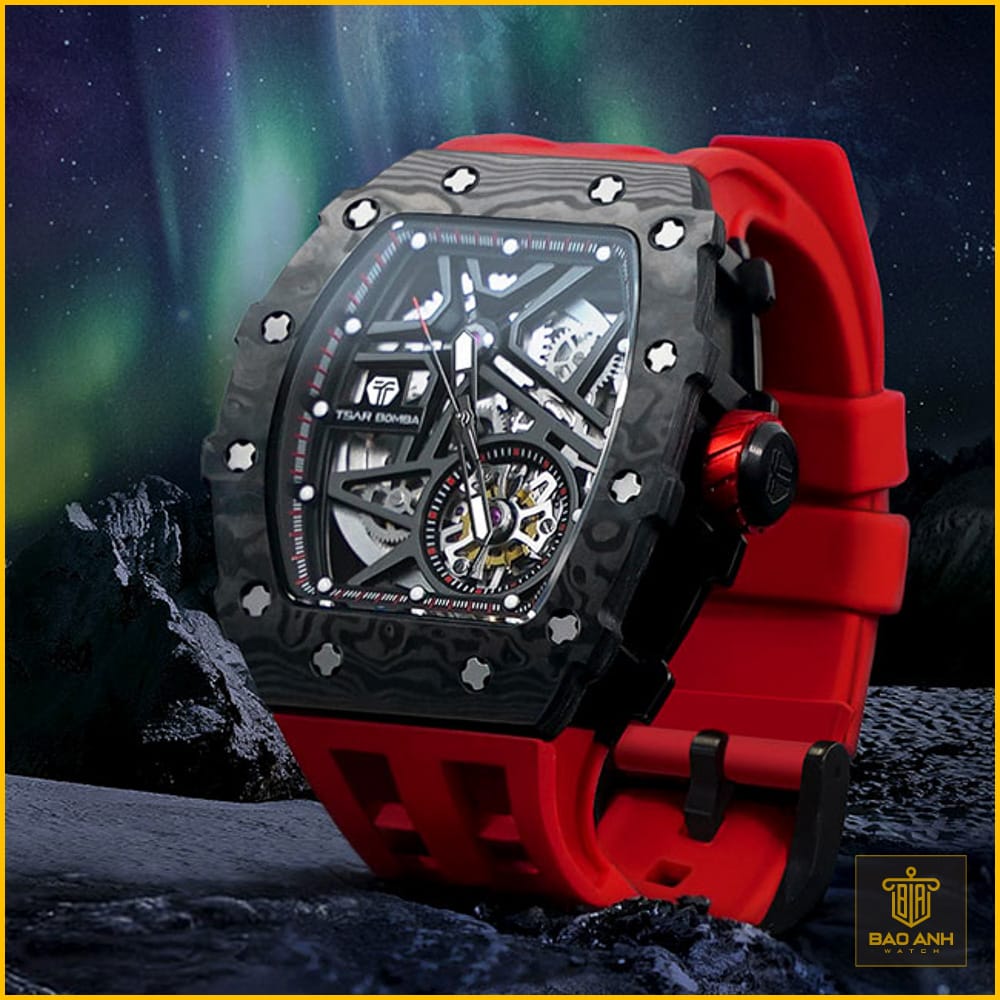 Đồng hồ Tsar Bomba TB8209CF-02 Carbon
