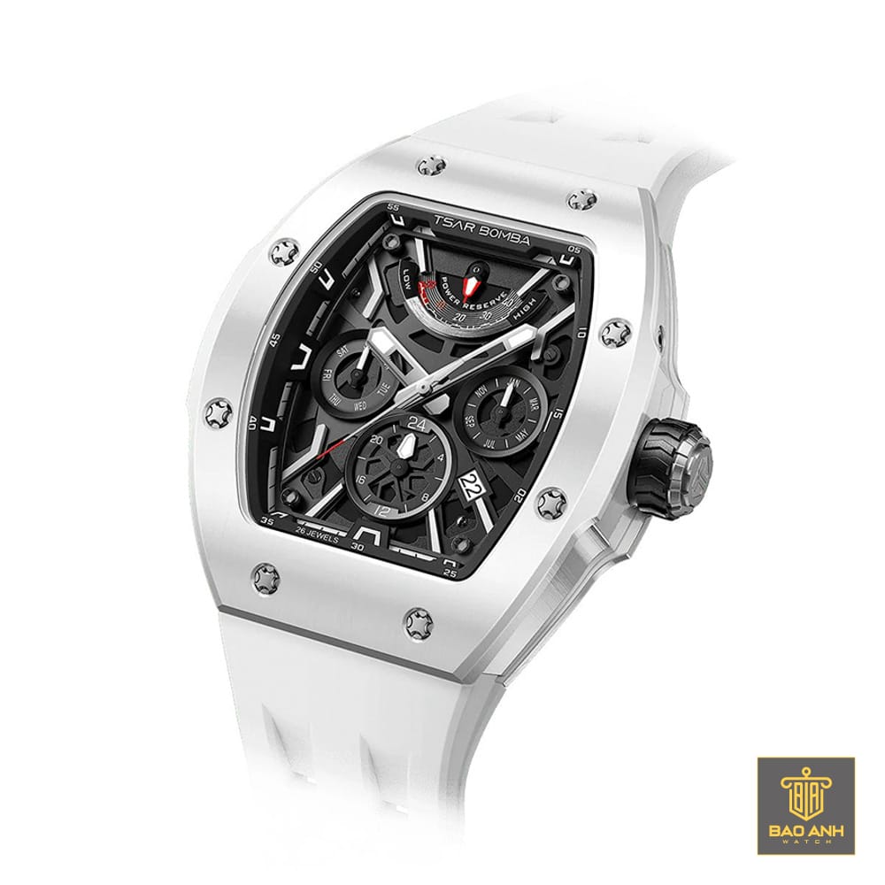 Đồng hồ Tsar Bomba TB8222C-01 Full Ceramic
